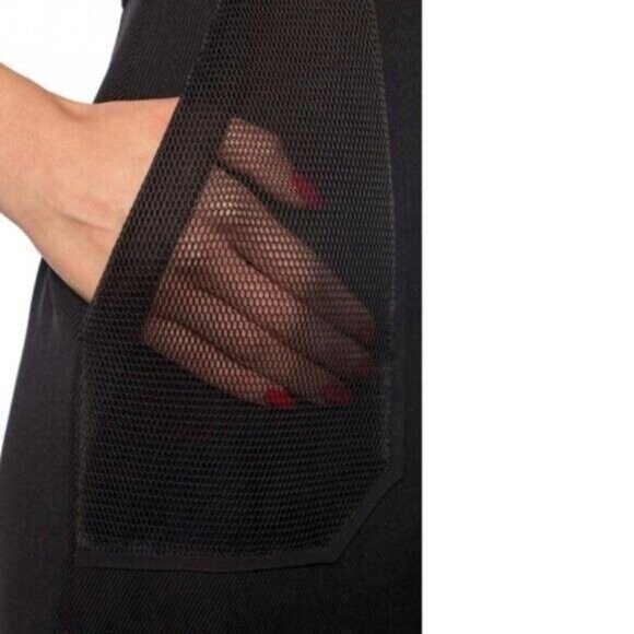 FENDI COLLAR MESH TRIM DRESS SIZE 44 IT M US WITH TAGS - Picture 15 of 15